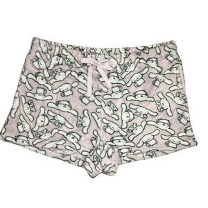 Sanrio Women’s XL Hello Kitty & Friends Cinnamoroll Fleece Shorts Pajamas Lounge